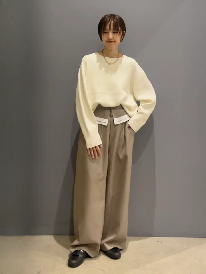 ウエスト折り返しスラックス/CRAFT STANDARD BOUTIQUE（クラフト