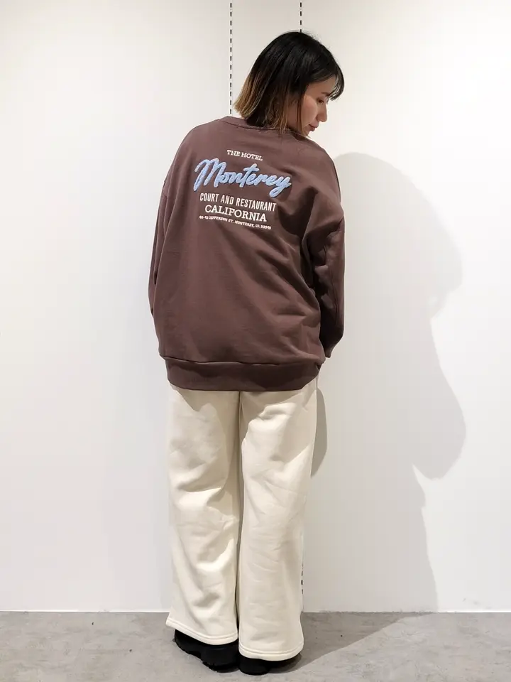 サガラ刺繍裏毛プルオーバー/AMERICAN HOLIC（アメリカンホリック）の