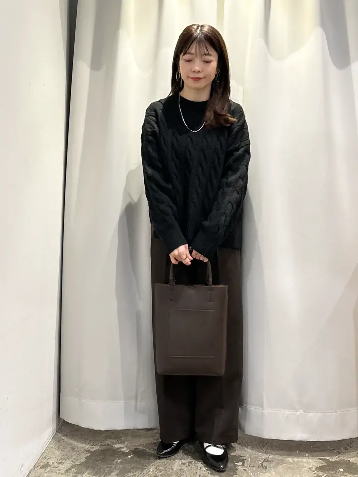 HYKE ミドルゲージリブニットセーター サムホール HYKE(ハイク)】 WIDE RIBBED SWEATER｜PARIGOT ONLINE（パリゴオンライン）