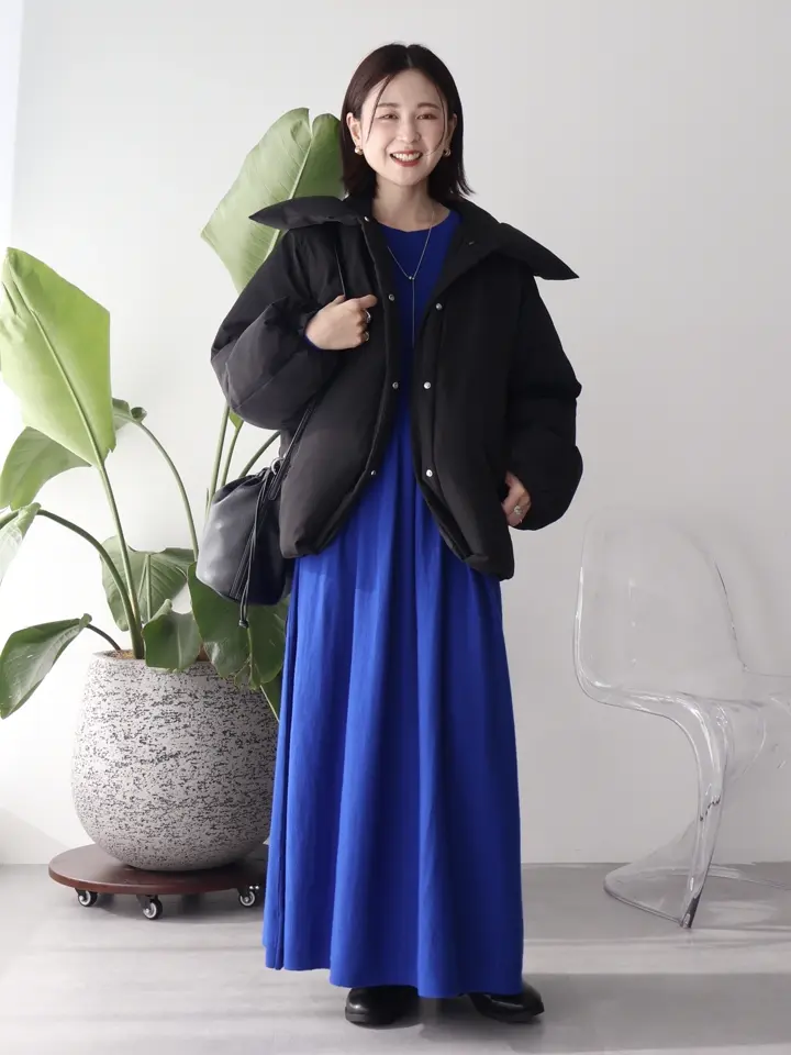 WEB限定】バイパチティアードニットワンピース＜静電気軽減＞/AMERICAN