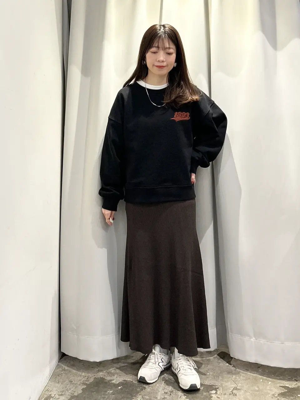 ワンポイントサガラ刺繍裏毛プルオーバー/AMERICAN HOLIC（アメリカン