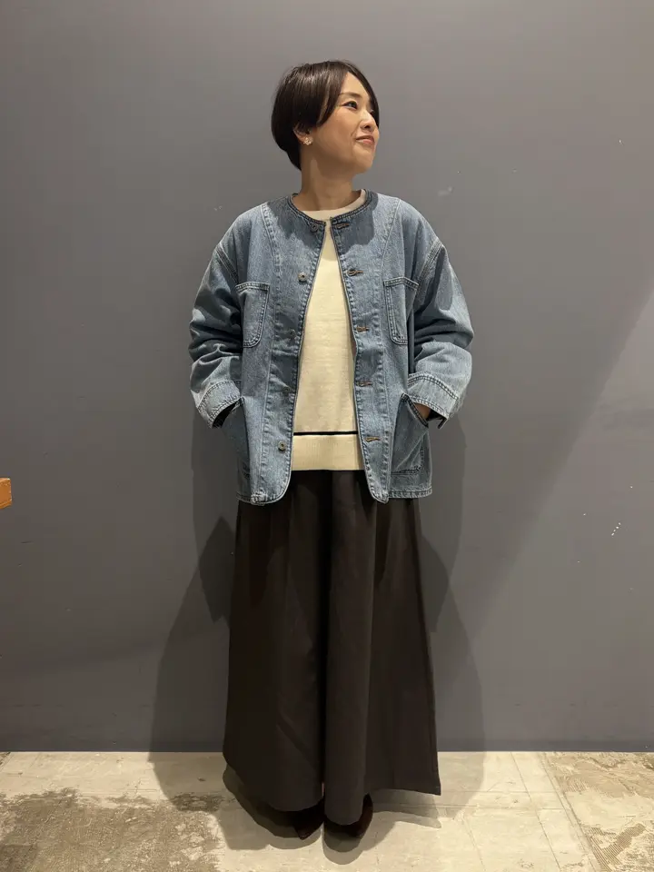 選べる丈】ギャザーウールライクスカーチョ/AMERICAN HOLIC