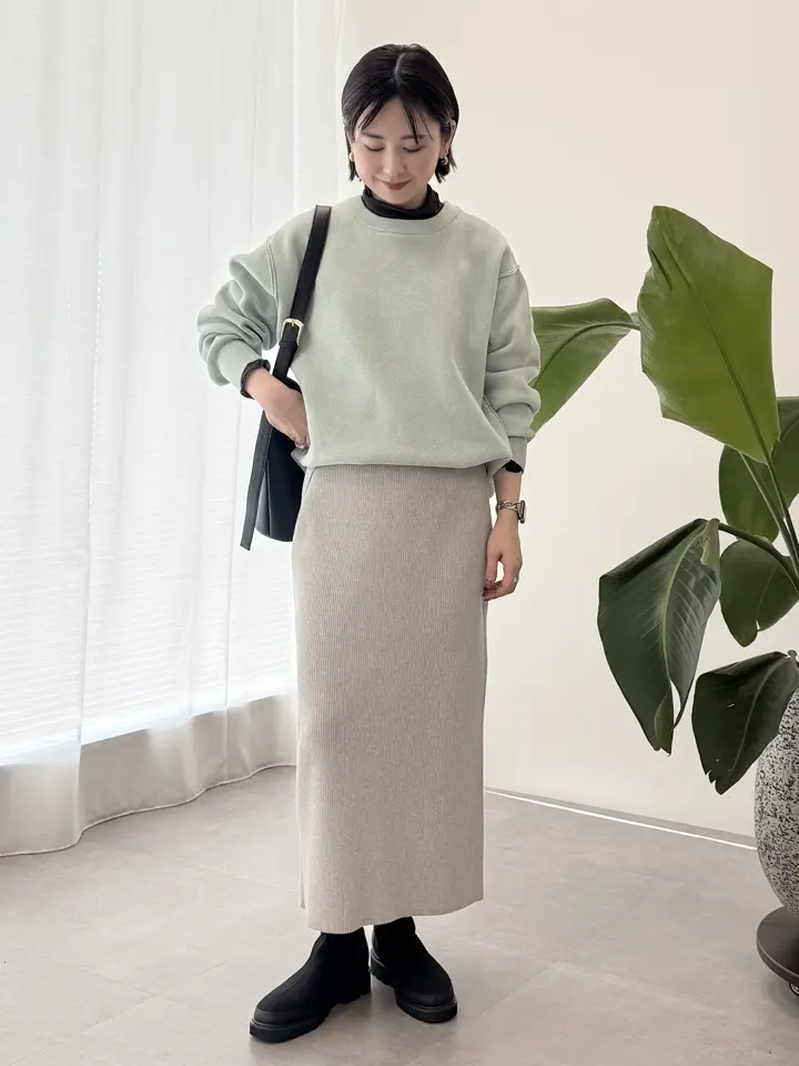 バイパチリブニットタイトスカート＜静電気軽減＞/AMERICAN HOLIC