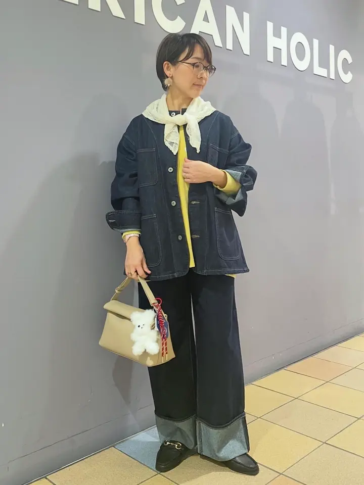 ノー カラー デニムカバーオール Veritecoeur ヴェリテクール ノー