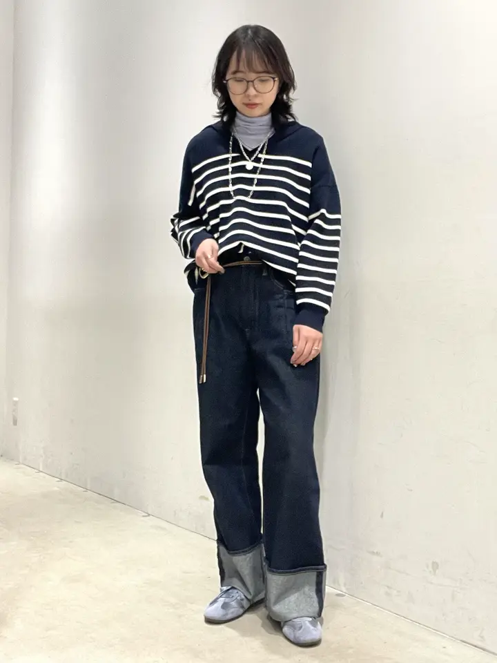 セーラーカラーニットプルオーバー/AMERICAN HOLIC（アメリカン