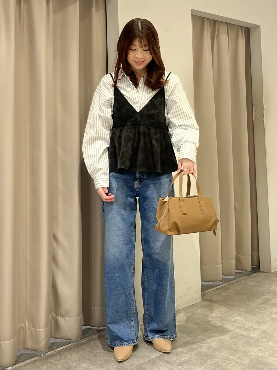 レザーライクビスチェ/AMERICAN HOLIC（アメリカンホリック）のベスト