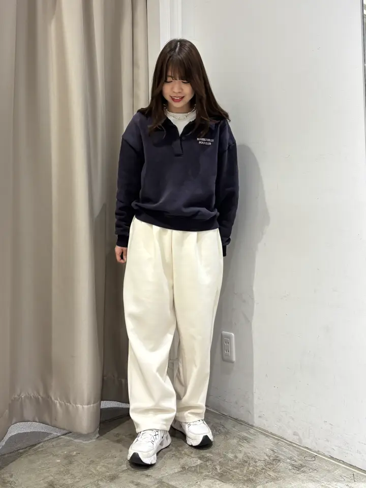 フロントタックポンチカーブパンツ/AMERICAN HOLIC（アメリカン