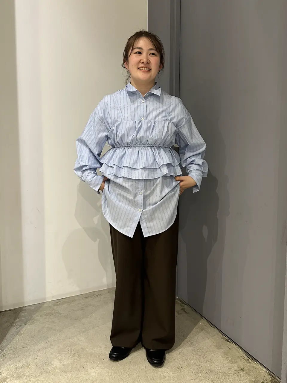 ≪USED≫【2点セット・イージーケア】ビスチェ＋シャツ/AMERICAN HOLIC