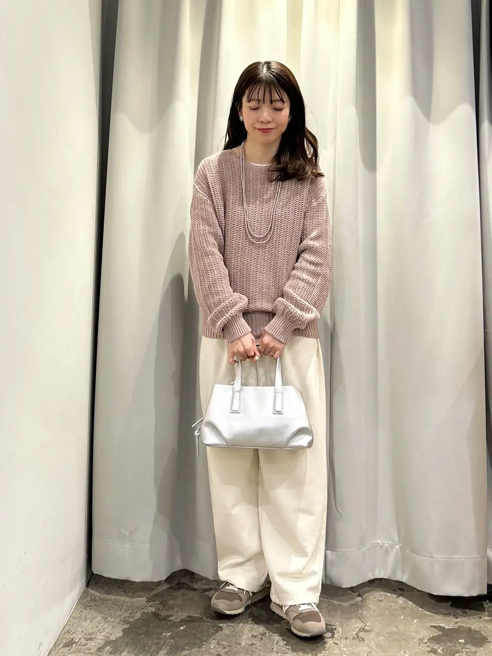 フロントタックポンチカーブパンツ/AMERICAN HOLIC（アメリカン
