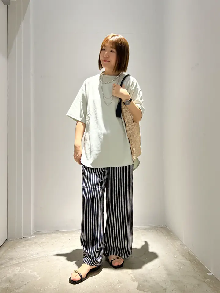 接触冷感】ジョーゼットプルオーバー【WEB限定カラー有り】/AMERICAN