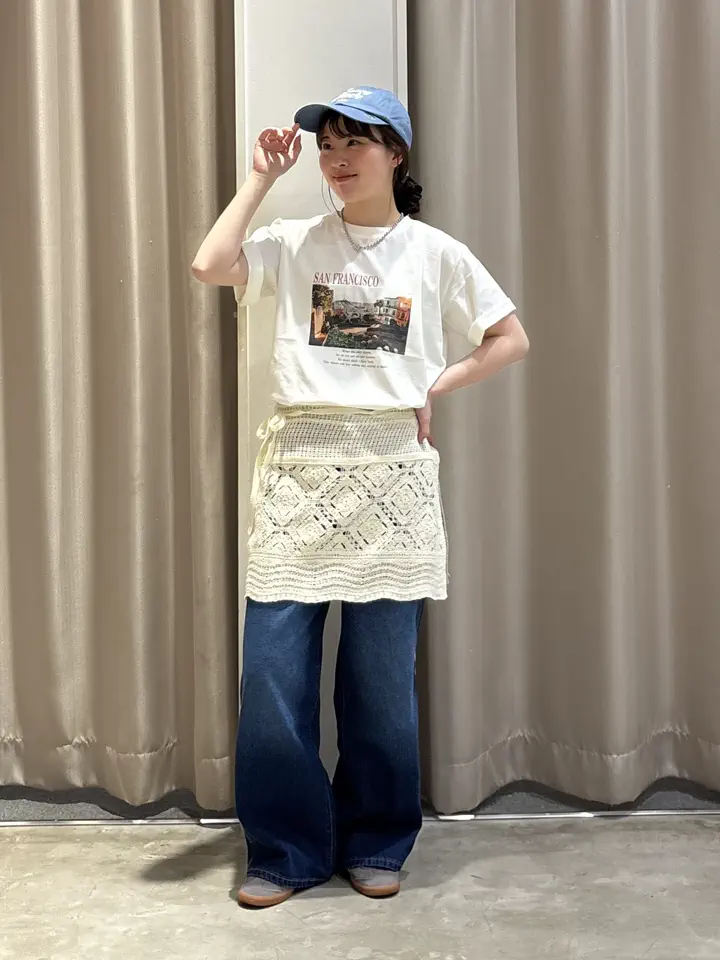 クロシェニット巻きスカート/AMERICAN HOLIC（アメリカンホリック）の