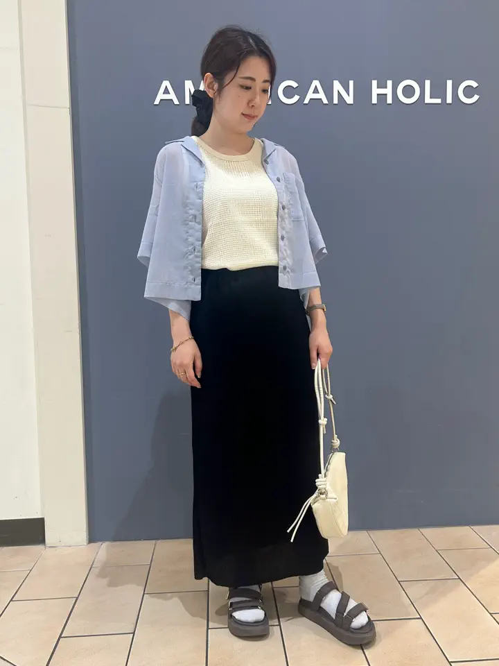 2点セット】メッシュレイヤードタンクトップ/AMERICAN HOLIC