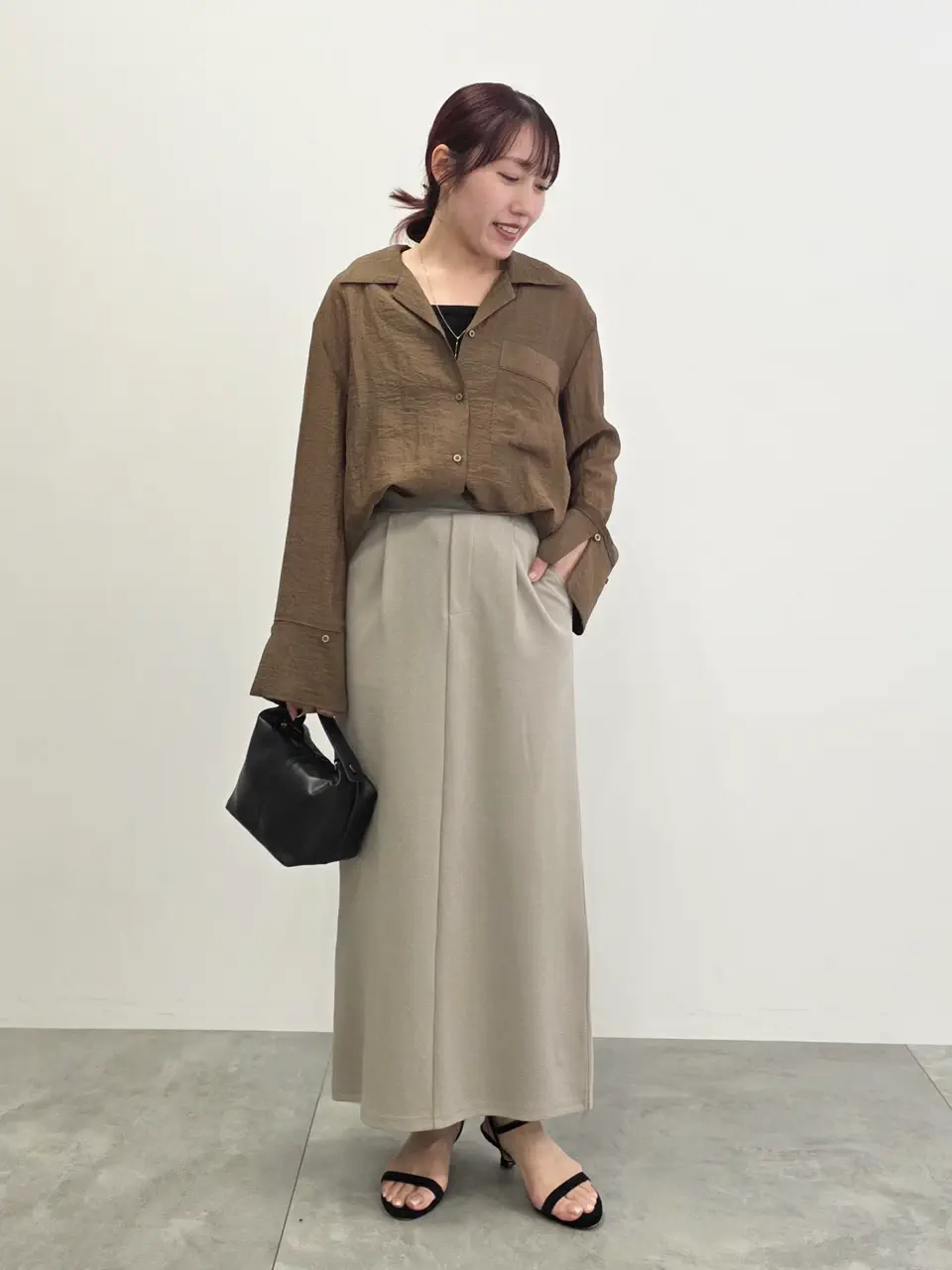 フクレジャカードIラインスカート/CRAFT STANDARD BOUTIQUE（クラフト