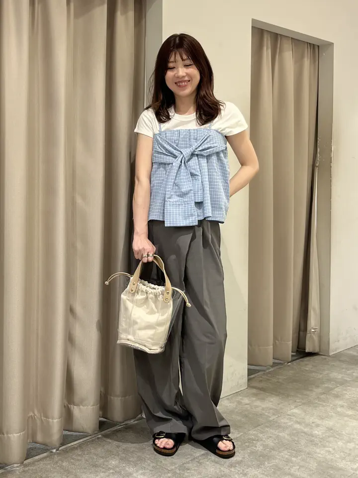 え*り様 ゴルチェ　ユニセックスラップデザイン　ワイドパンツ マルチ機能】ラップワイドパンツ/AMERICAN HOLIC（アメリカンホリック