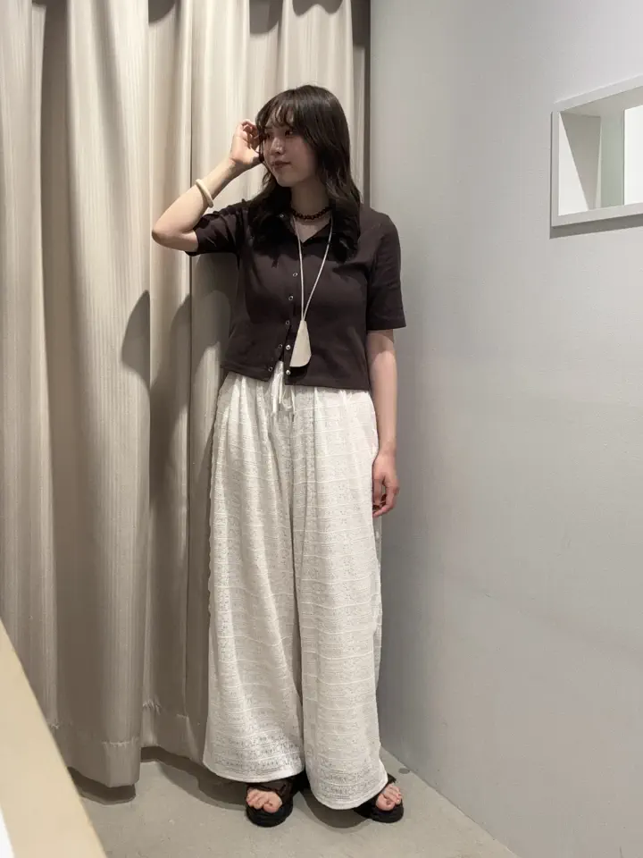 auskou ダメージレースパンツ サイドメローレースパンツ/AMERICAN HOLIC（アメリカンホリック）の