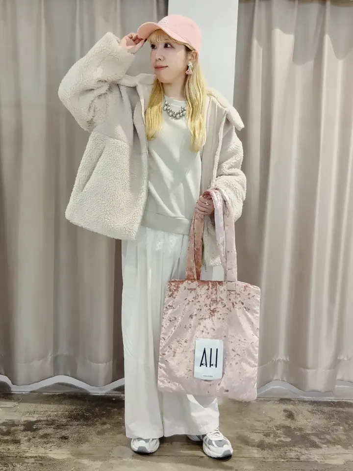 遮熱・接触冷感】バイカラーWウエストタックパンツ/AMERICAN HOLIC
