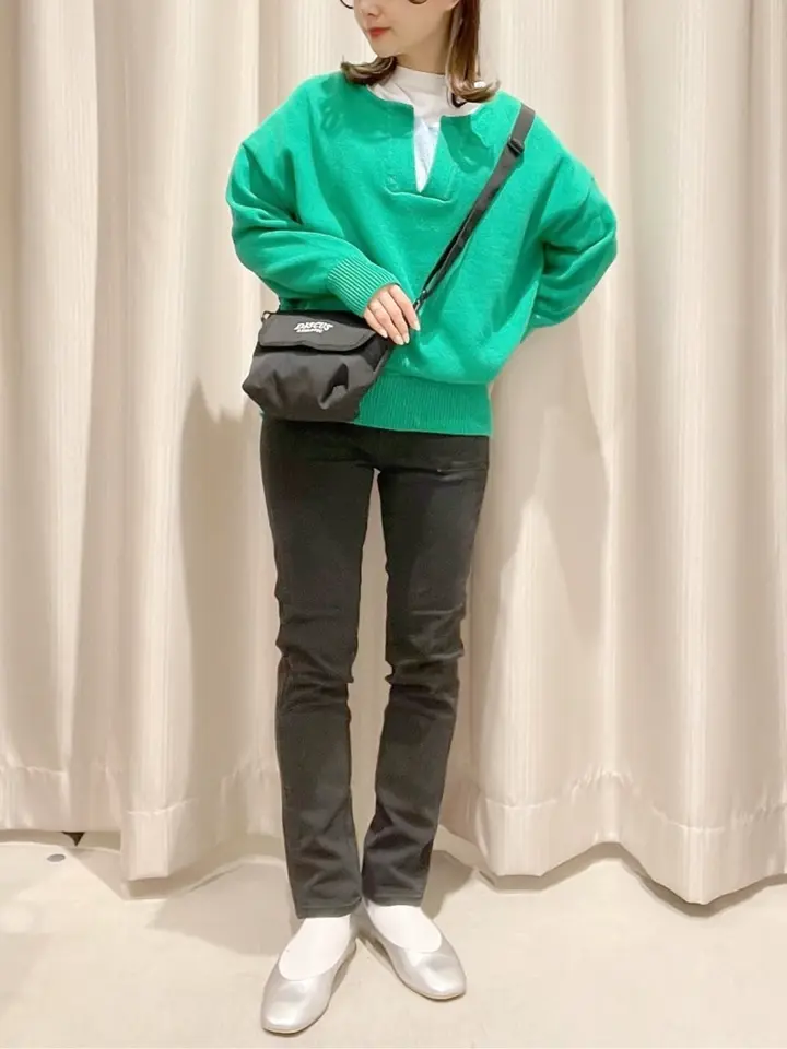 スキッパーニットプルオーバー/AMERICAN HOLIC（アメリカンホリック