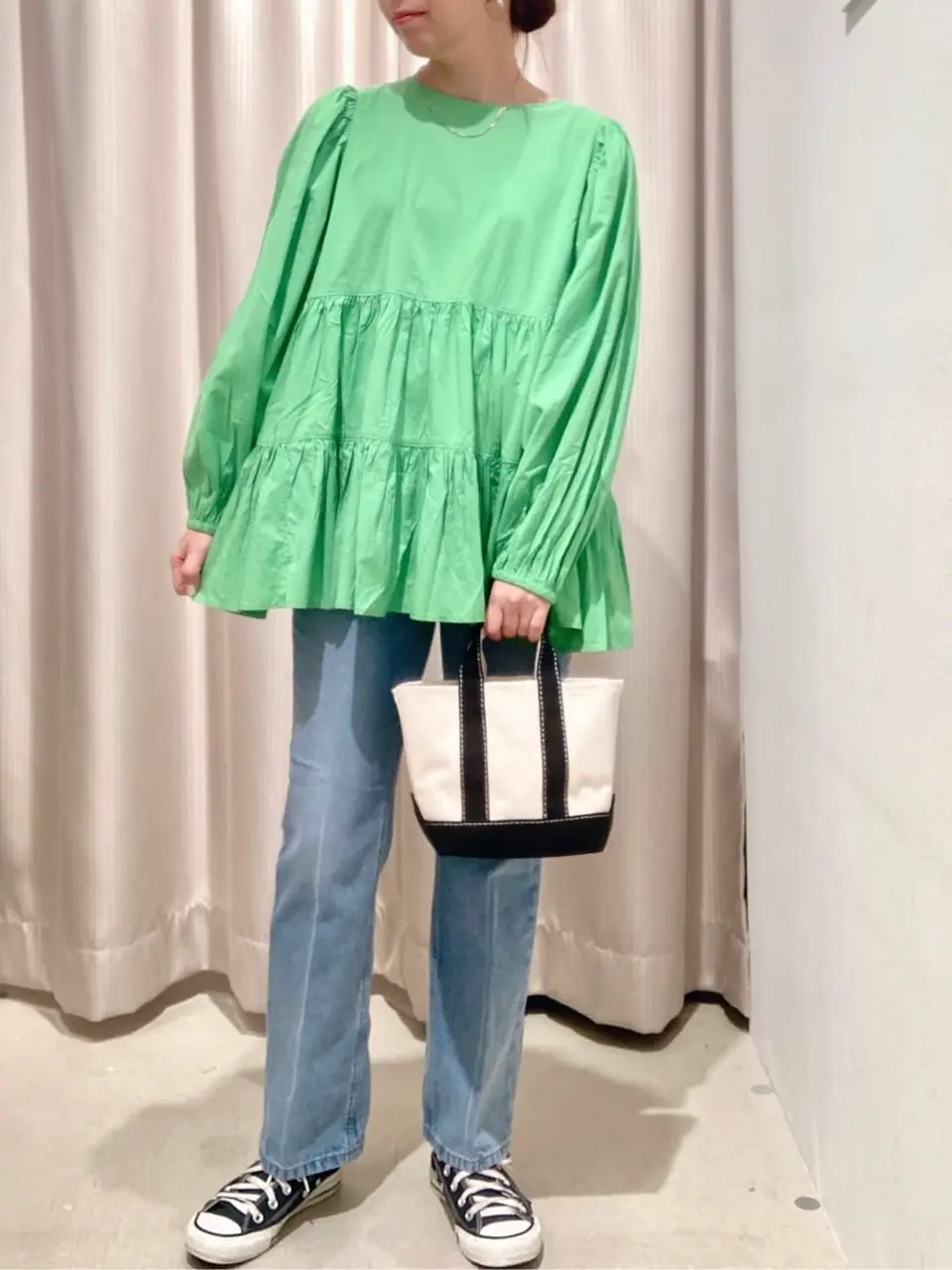 ティアードボリュームスリーブチュニック/AMERICAN HOLIC（アメリカン