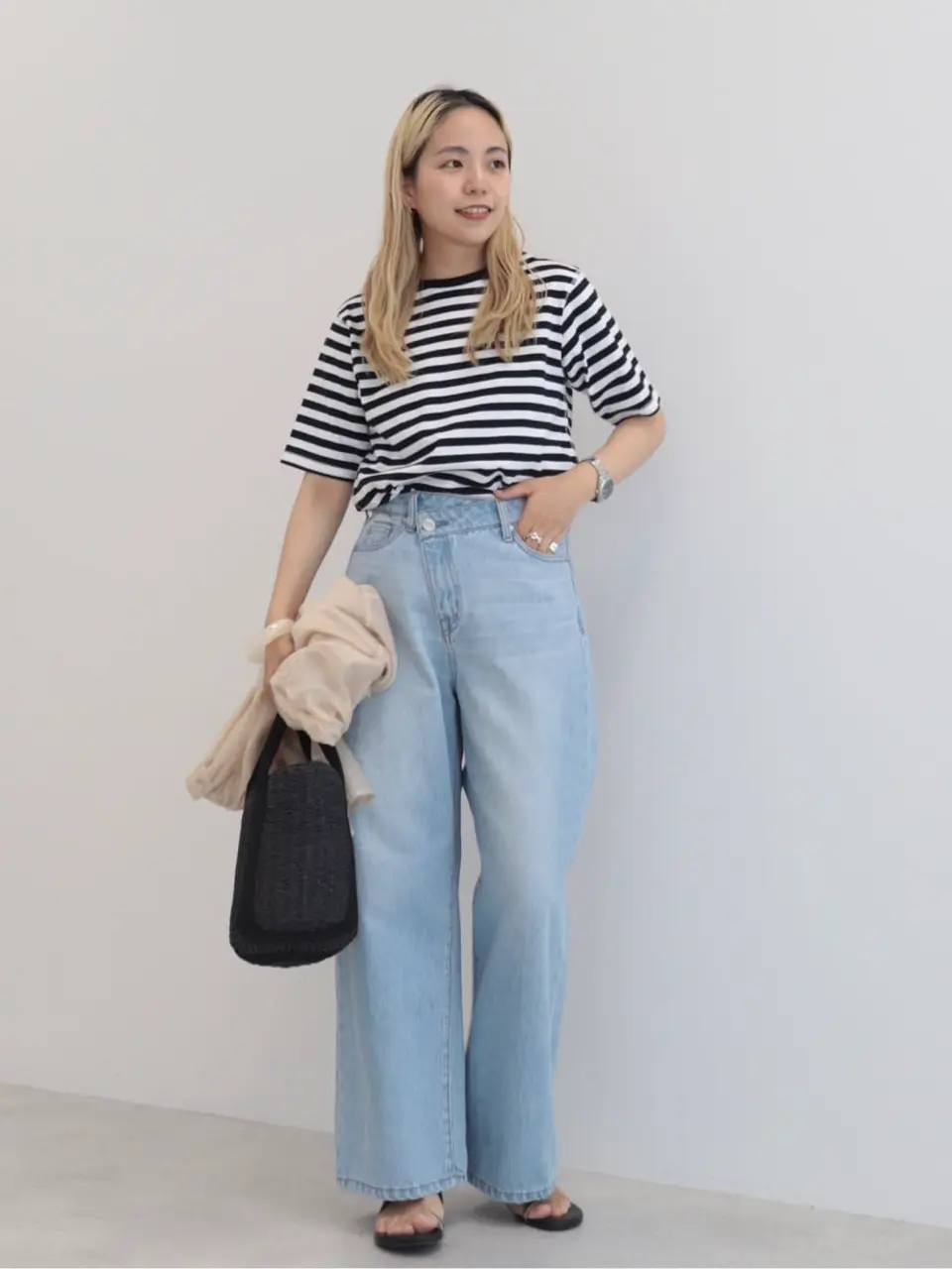 7周年アシンメトリーワイドパンツ/AMERICAN HOLIC（アメリカンホリック