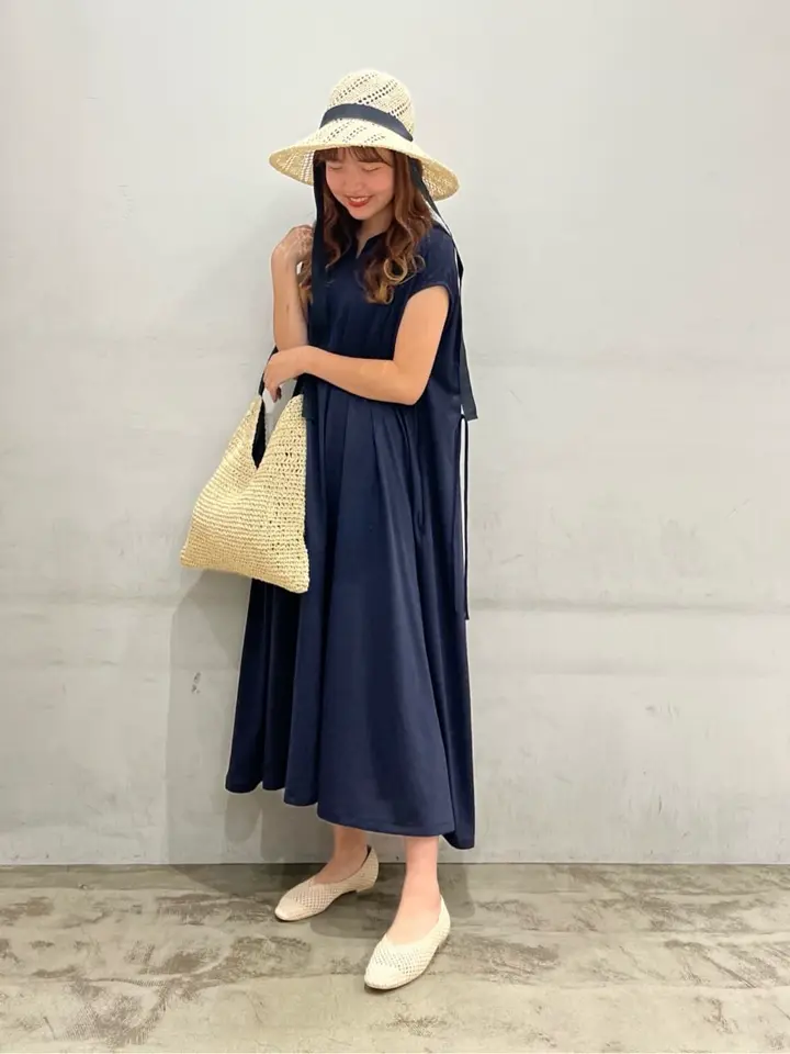 スキッパーフレンチスリーブワンピース/AMERICAN HOLIC（アメリカン