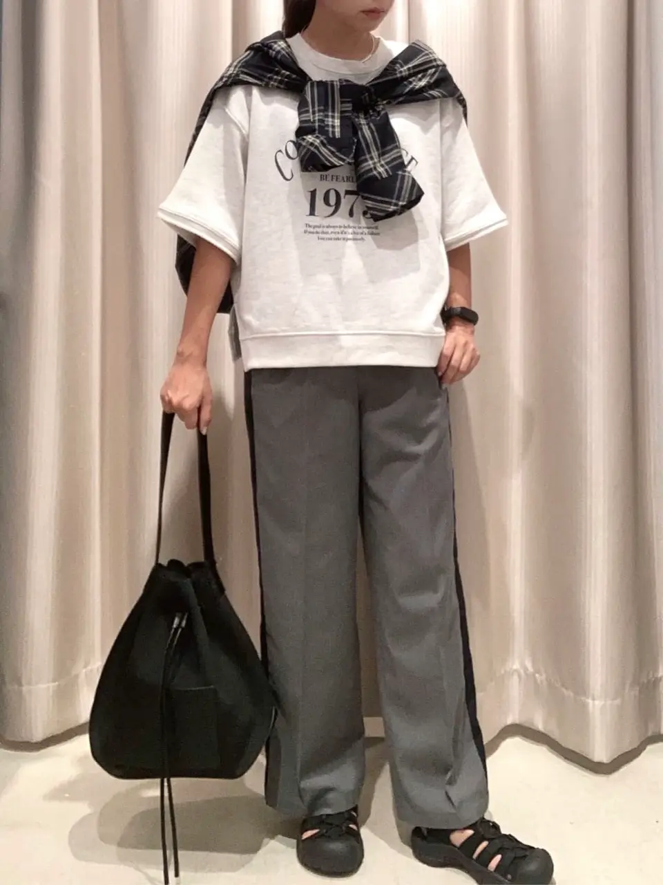 L’Appartement Americana サイズ38 サイドライン パンツ L'Appartement Americana サイズ38 サイドライン パンツ L'Appartement