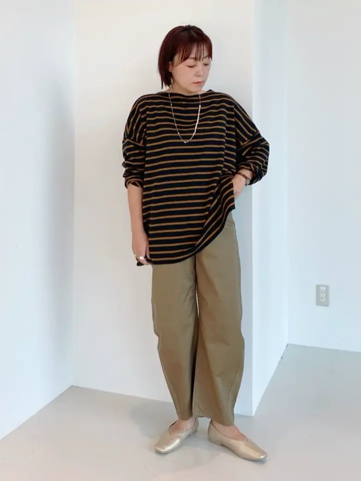 ポルテデプトン コクーンシルエットのチノパンツ 新商品