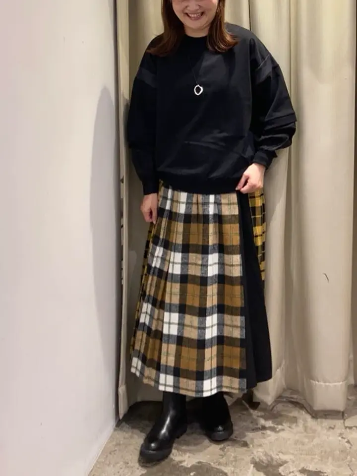 【着用回数(少)】 yori 速乾裏毛プルオーバー グレー 袖異素材ミニ裏毛プルオーバー/AMERICAN HOLIC（アメリカンホリック