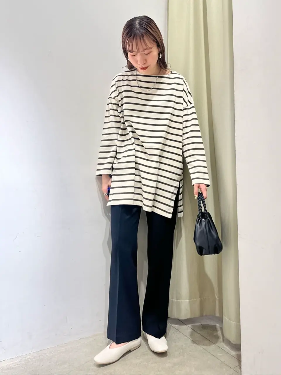 美・美・美細見えフレアパンツ/AMERICAN HOLIC（アメリカンホリック