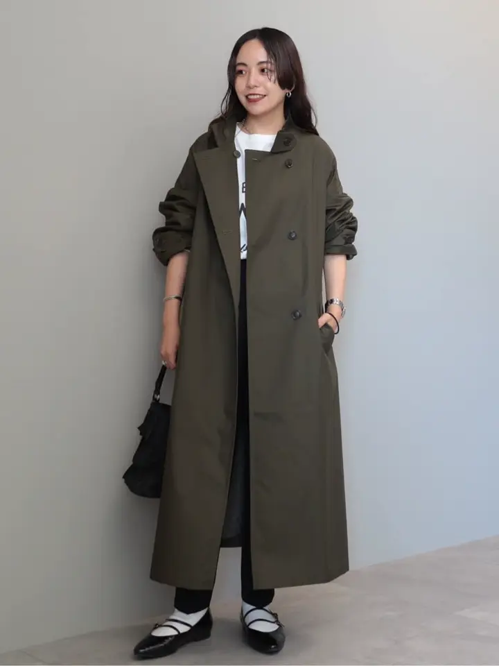 撥水加工スタンドカラートレンチコート/AMERICAN HOLIC（アメリカン