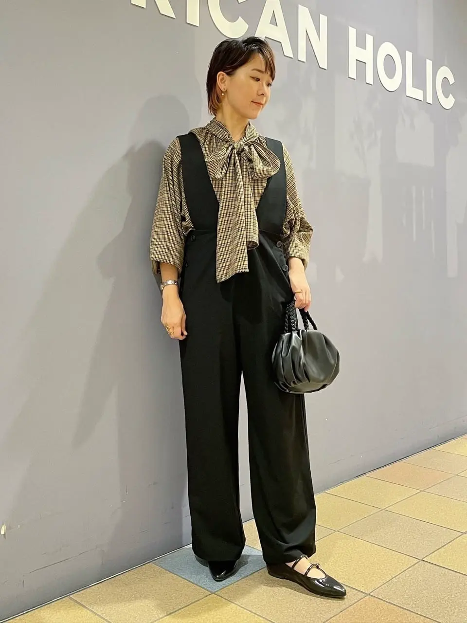 サイドボタンサロペット/AMERICAN HOLIC（アメリカンホリック）の