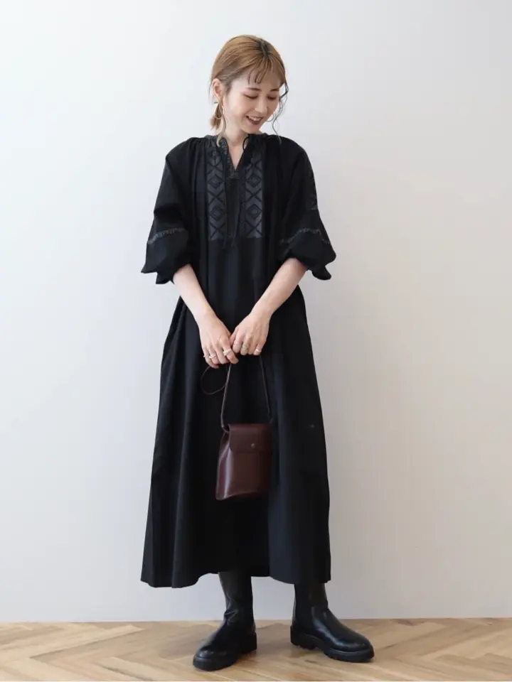 インドコットン刺繍ワンピース/AMERICAN HOLIC（アメリカンホリック