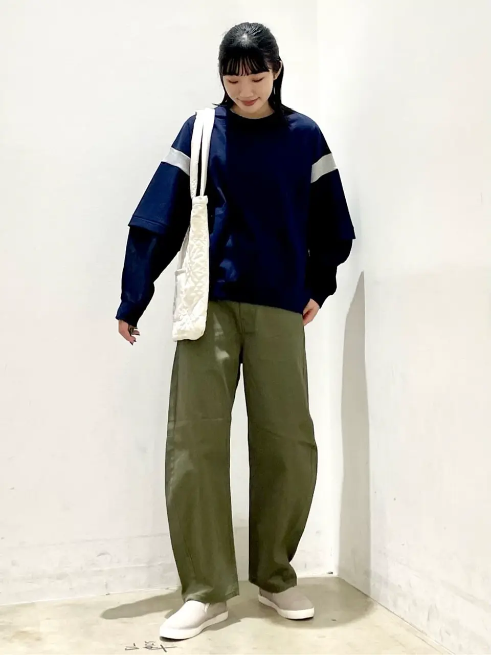 コクーンシルエットチノパンツ/AMERICAN HOLIC（アメリカンホリック