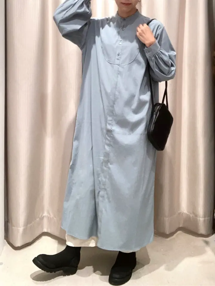 バンドカラーバックタックワンピース/AMERICAN HOLIC（アメリカン