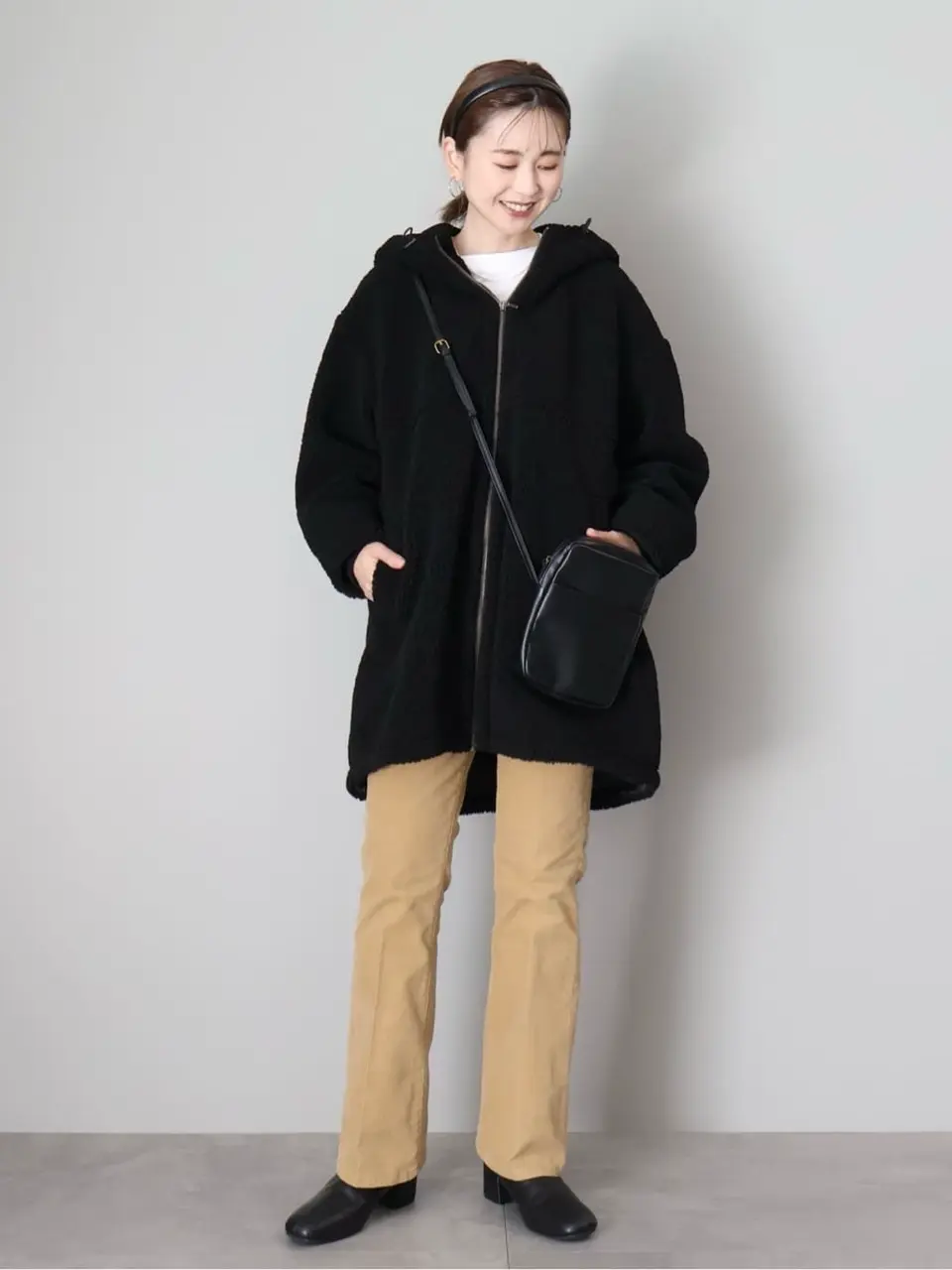 ブラックフーディーボアコート フーディーボアコート/AMERICAN HOLIC（アメリカンホリック）のその他