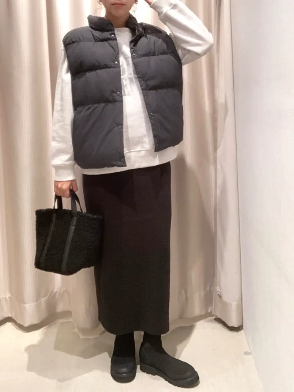 キルポカリバーシブルショートベスト/AMERICAN HOLIC（アメリカン