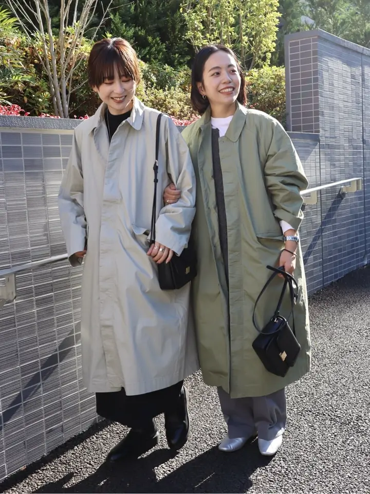 chiclin ステンカラーコート（ボアライナー付き） chiclin チクリン ステンカラーコート（ボアライナー付き）