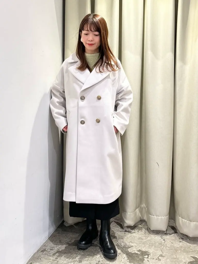 中空FIBERドロップショルダーチェスターコート<軽量アウター>/AMERICAN