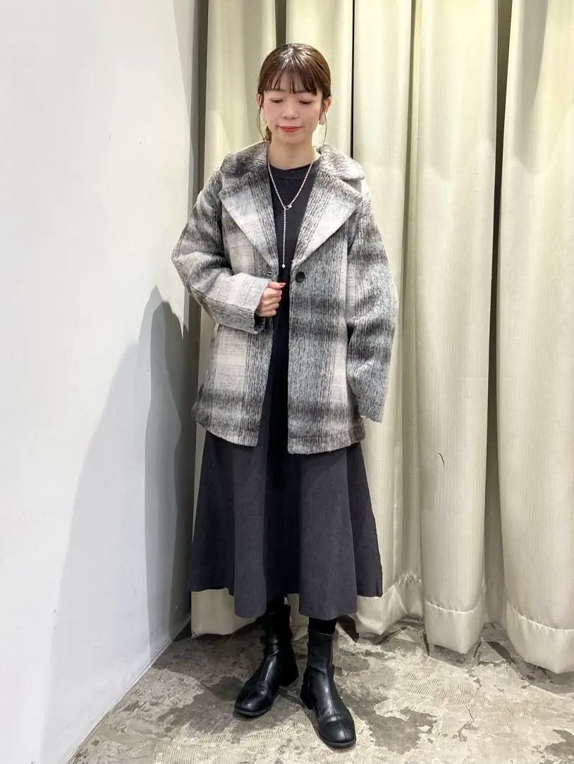 バイパチニットフレアワンピース/AMERICAN HOLIC（アメリカンホリック