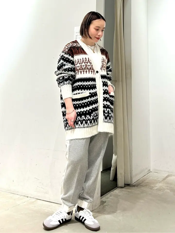 フェアアイル柄ニットカーディガン/AMERICAN HOLIC（アメリカン