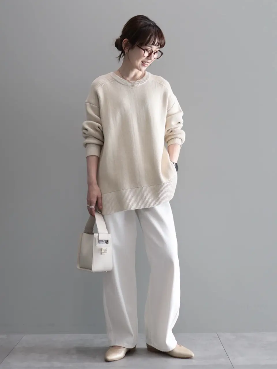 ニコリン様♡ 専用商品です！ クルーネック編み違いニットチュニック/AMERICAN HOLIC（アメリカン