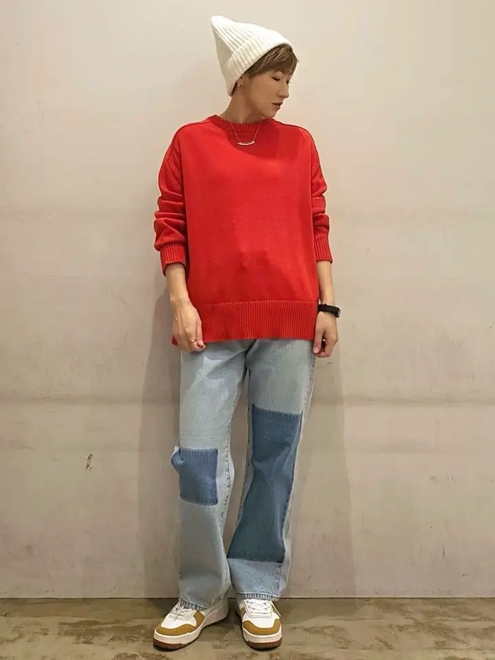 パッチワークライクデニム/AMERICAN HOLIC（アメリカンホリック）の