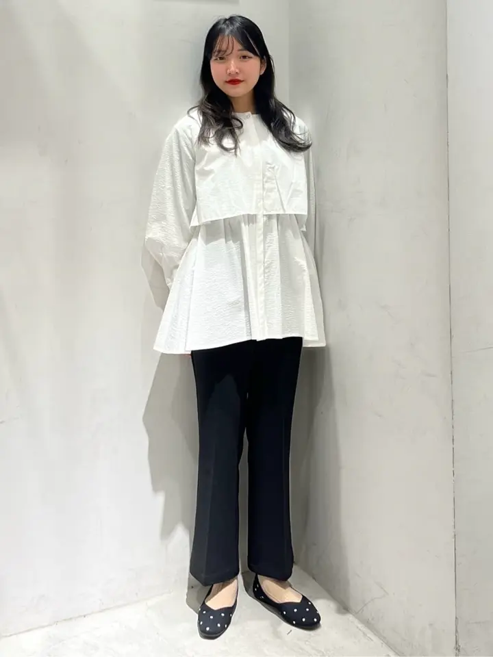 美品★CHANEL★カメリア★ミルフィーユ★シアサッカー★チュニック サッカーワントーンティアードチュニック/AMERICAN HOLIC