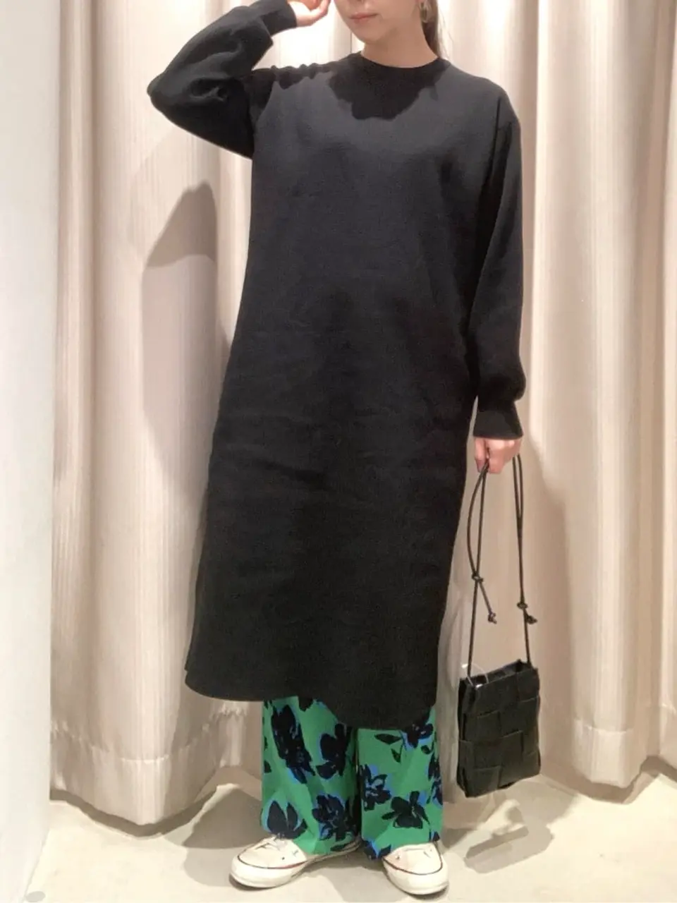 NEWLAND♡イタリア♡ゴルフ ニット系ワンピース♡M スポーツ NEWLAND