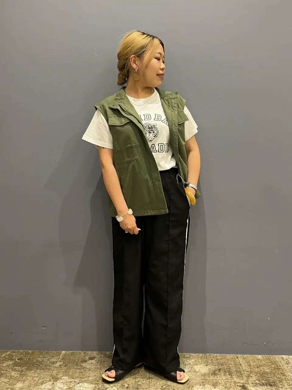 L’Appartement Americana サイズ38 サイドライン パンツ L'Appartement Americana サイズ38 サイドライン パンツ