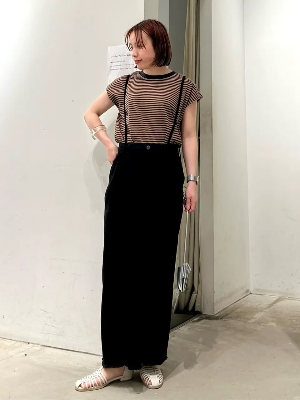 サス付きタイトスカート/AMERICAN HOLIC（アメリカンホリック）の