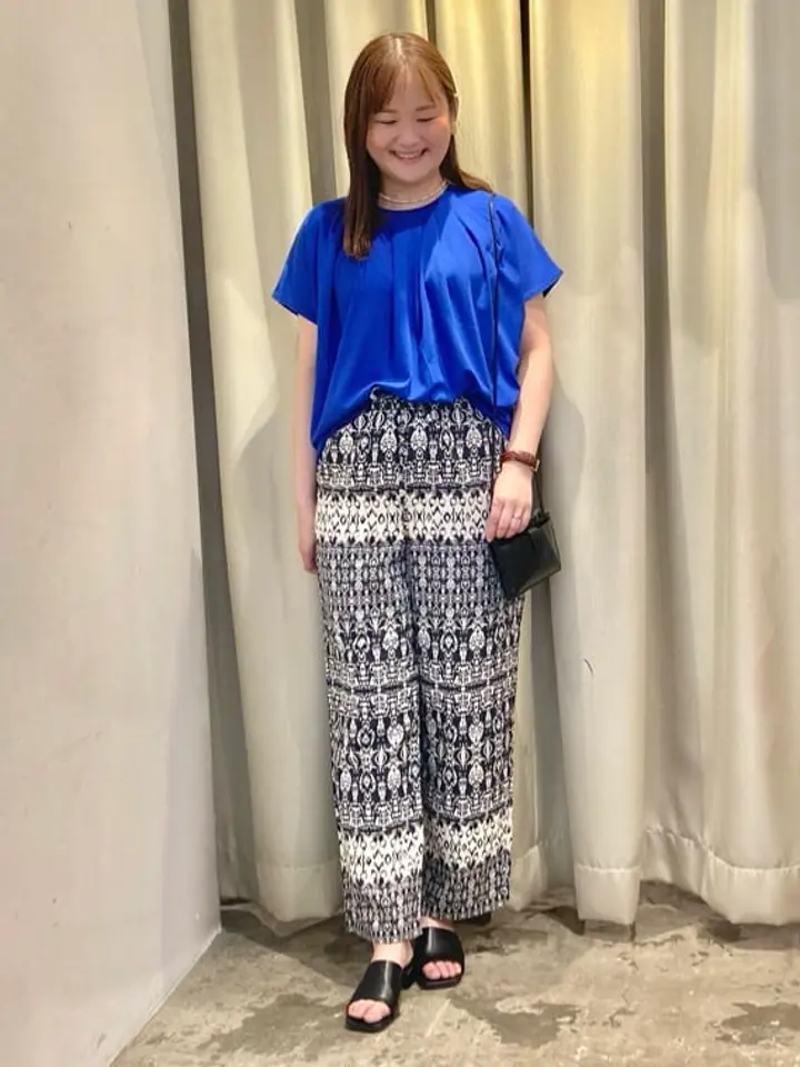 パネルプリントリラックスパンツ/AMERICAN HOLIC（アメリカンホリック