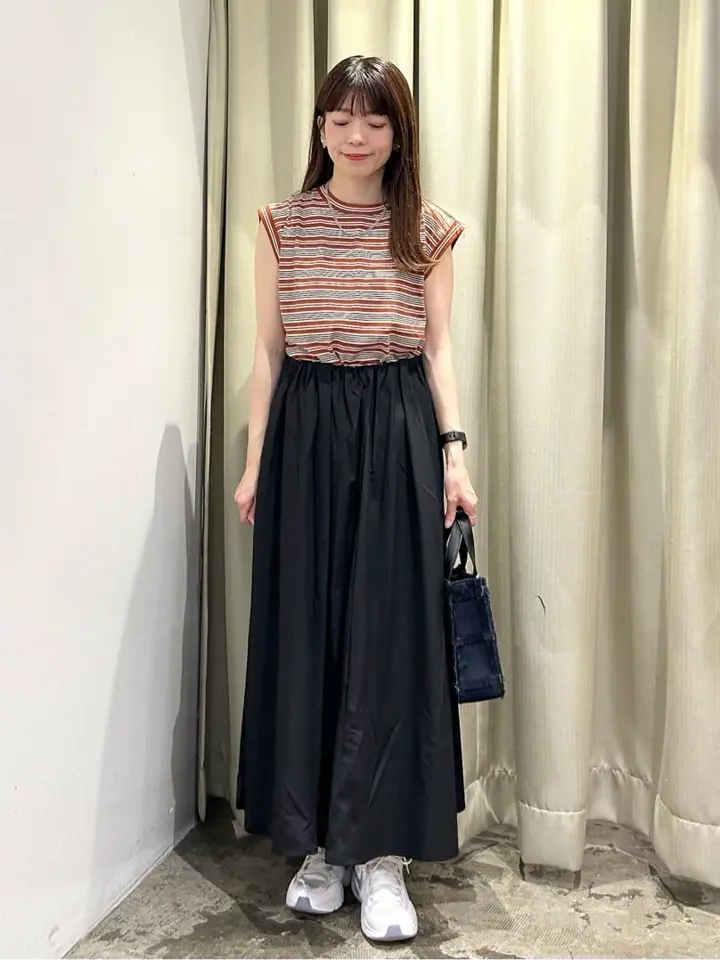 アメリカンホリック　スカーチョ２枚セット 選べる丈2サイズ)接触冷感ギャザースカーチョ【WEB限定カラー有り