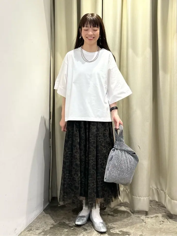 接触冷感SZ5分袖カットプルオーバー/AMERICAN HOLIC（アメリカン