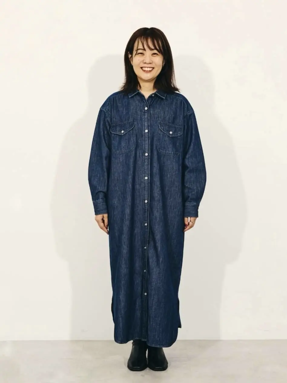 WEB限定・小柄女性向け】デニムワンピース/AMERICAN HOLIC（アメリカン