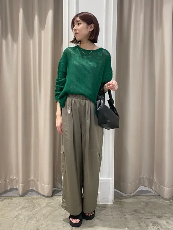 ≪USED≫透かし編みメッシュニットプルオーバー/AMERICAN HOLIC